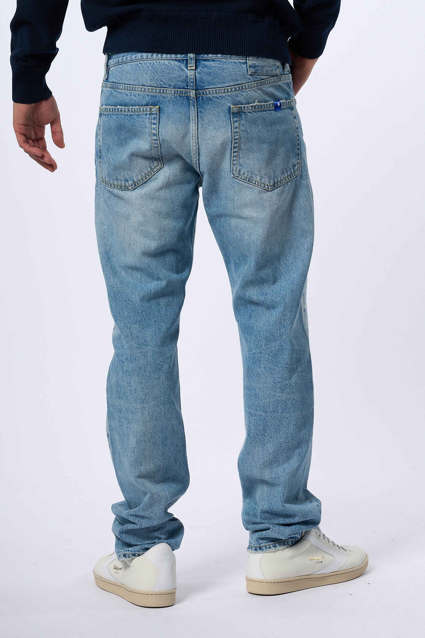 Desmore Jeans Relax Denim Chiaro Uomo-6