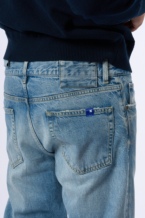 Desmore Jeans Relax Denim Chiaro Uomo-2