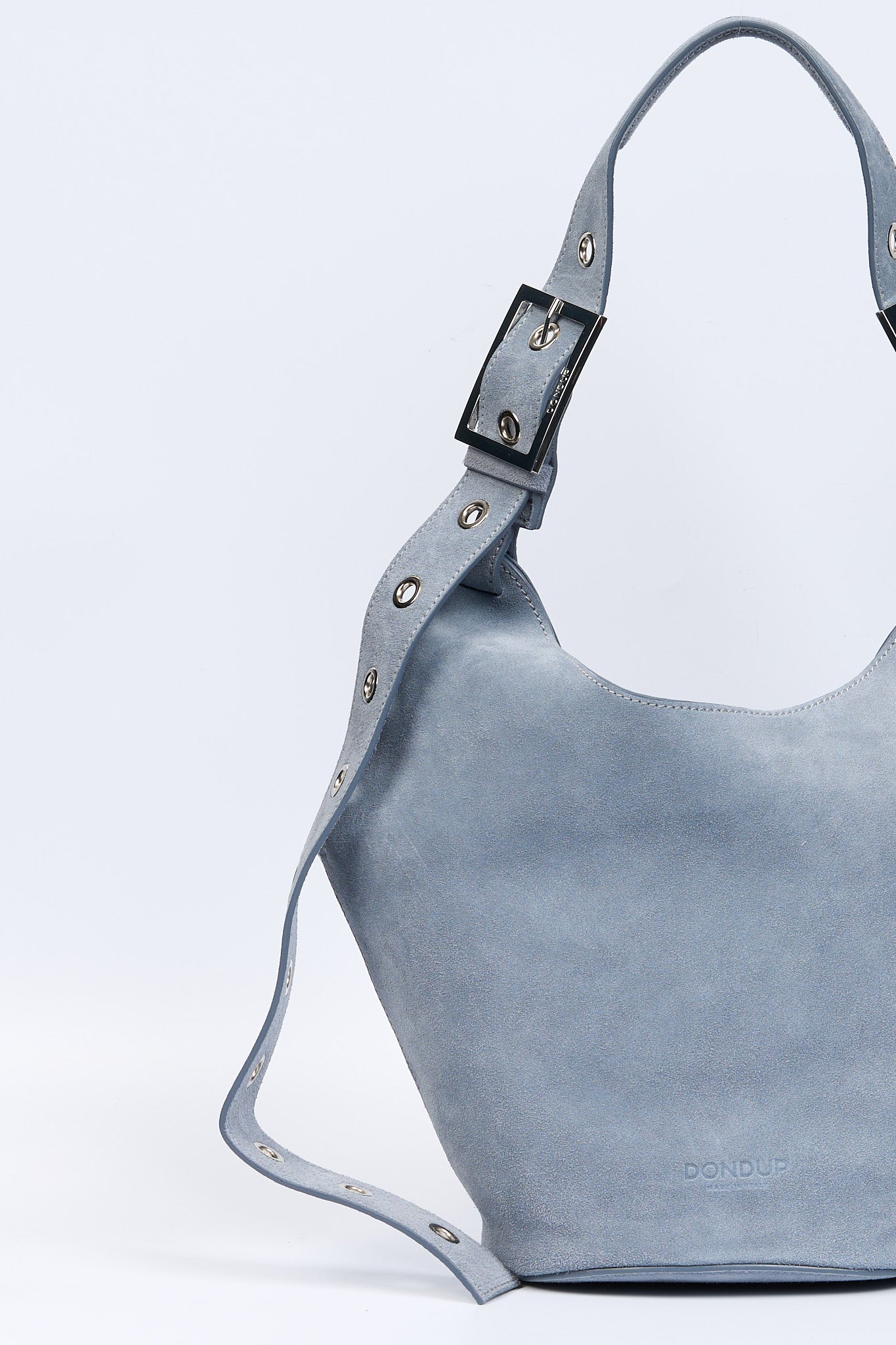 Dondup Borsa Small Hobo in Crosta Polvere Donna-4