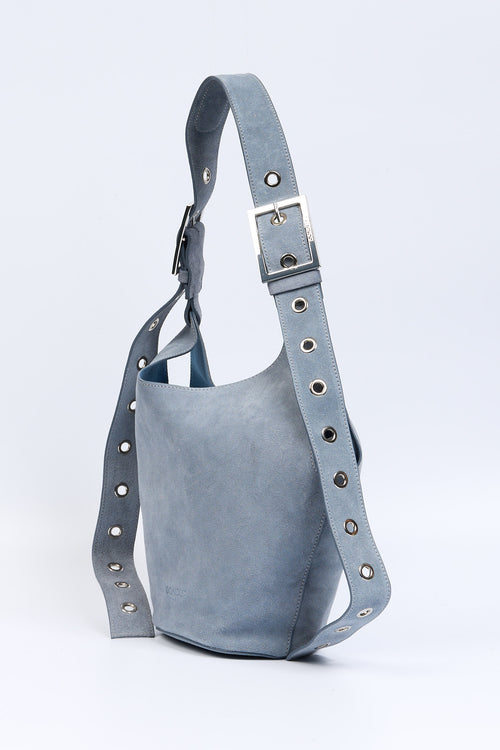 Dondup Borsa Small Hobo in Crosta Polvere Donna-2