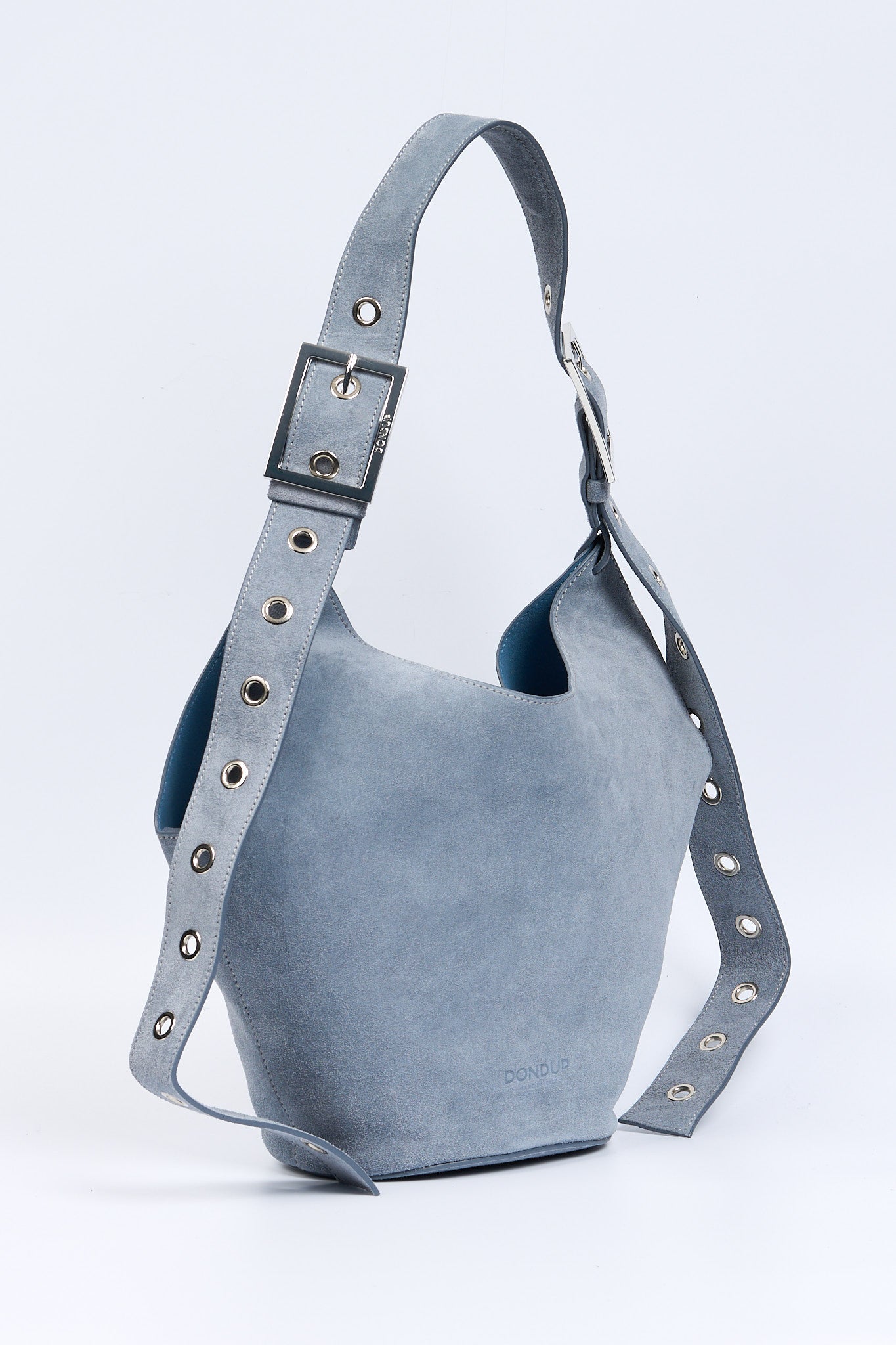 Dondup Borsa Small Hobo in Crosta Polvere Donna-5