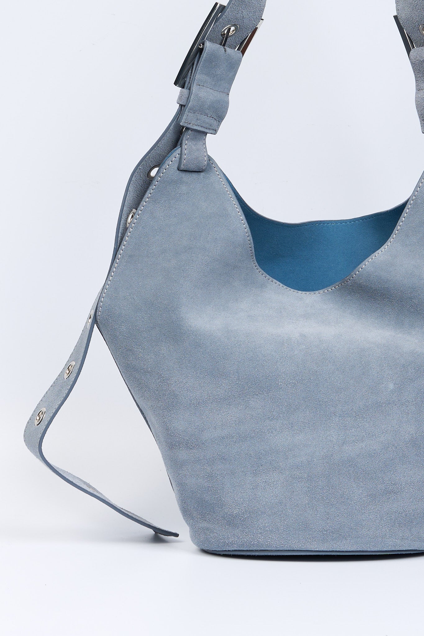 Dondup Borsa Small Hobo in Crosta Polvere Donna-7