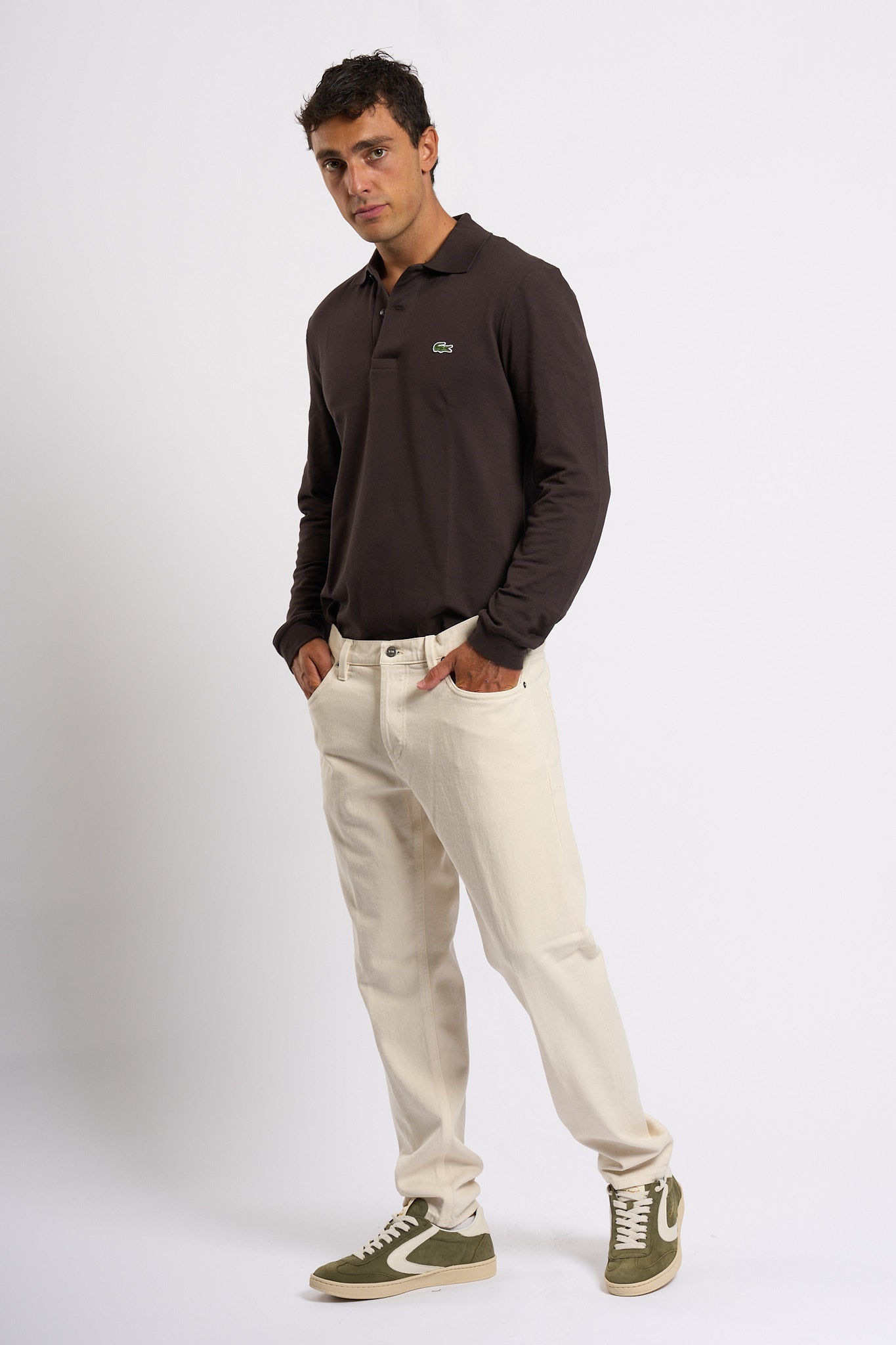 Dondup Pantalone Brighton Bull Sabbia Uomo-7