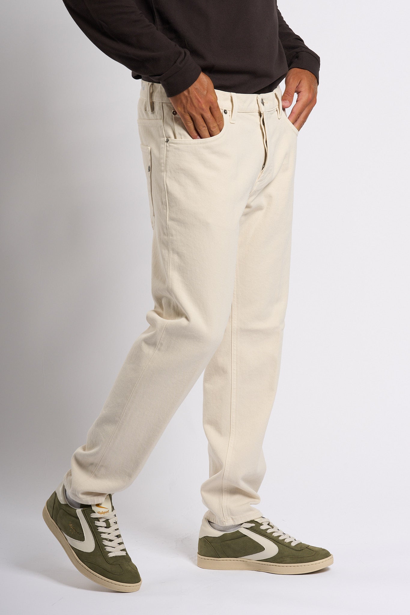 Dondup Pantalone Brighton Bull Sabbia Uomo-1