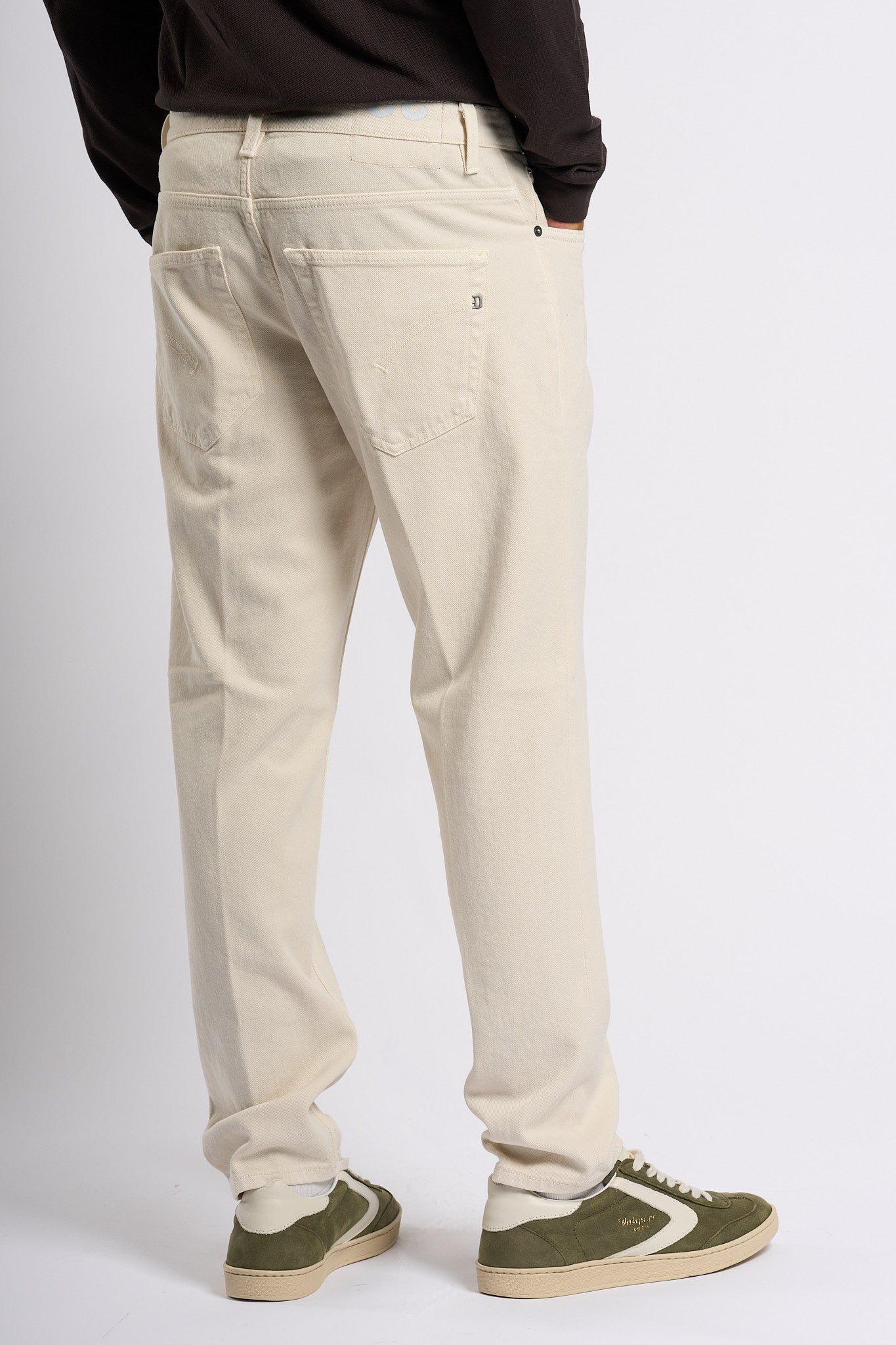 Dondup Pantalone Brighton Bull Sabbia Uomo-3