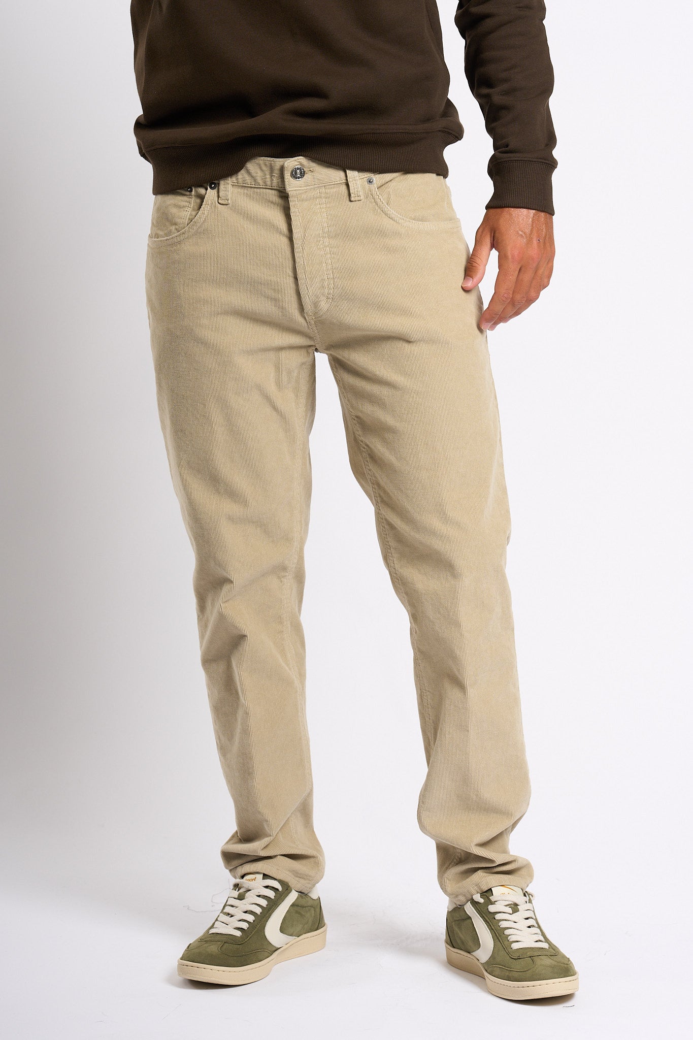 Dondup Pantalone Brighton Velluto Lievito Uomo-4