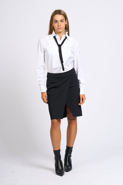 Dondup Camicia con cravattino Bianco Donna-2