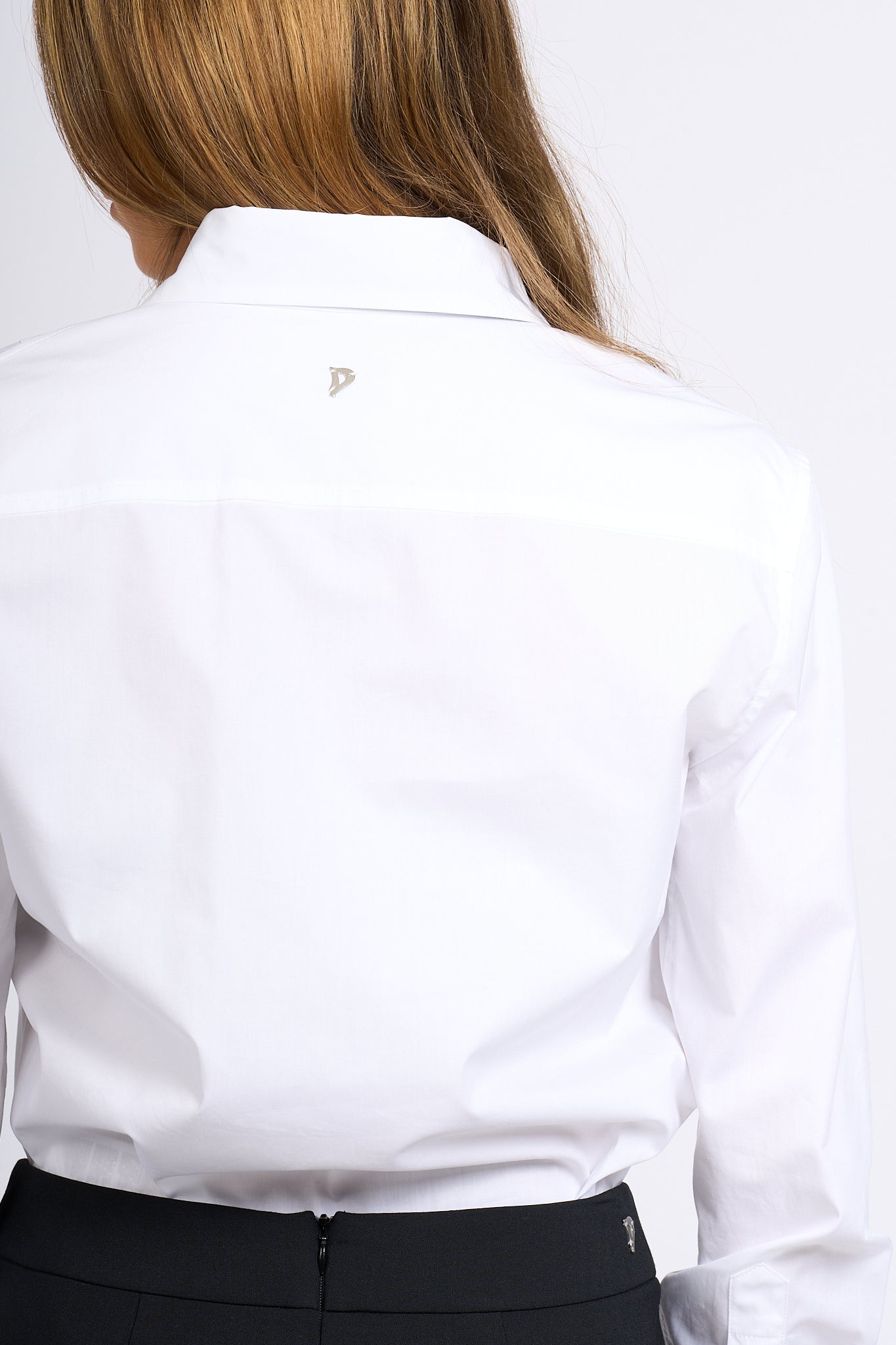 Dondup Camicia con cravattino Bianco Donna-8