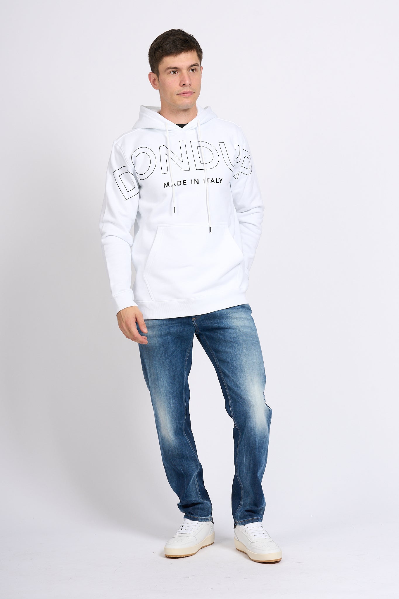 Dondup Men's White Logo Sweatshirt-2