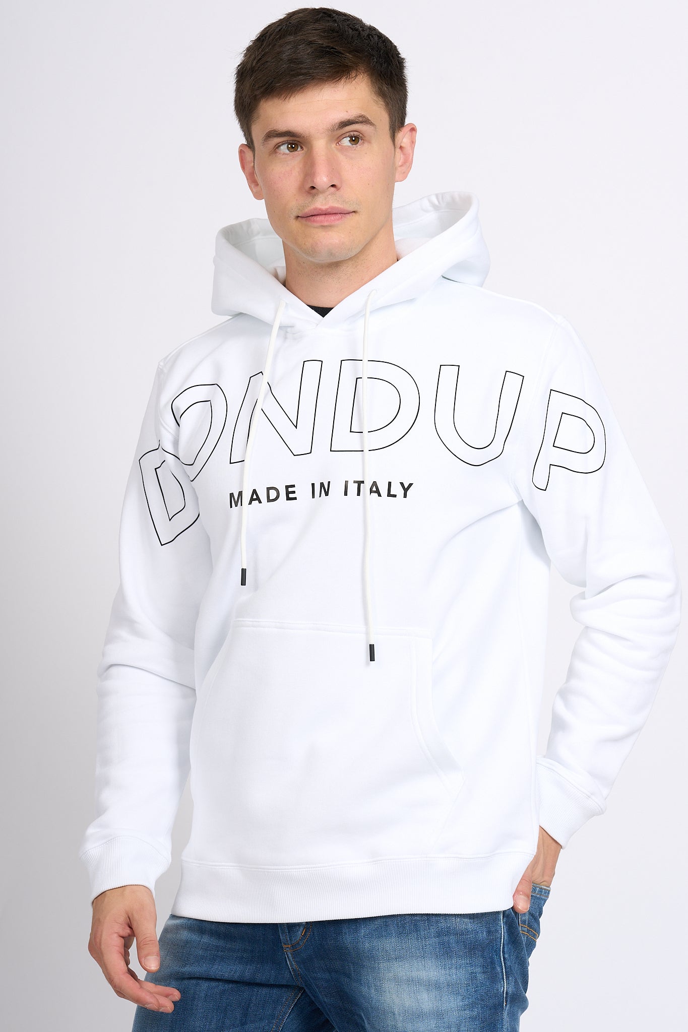 Dondup Men's White Logo Sweatshirt-3