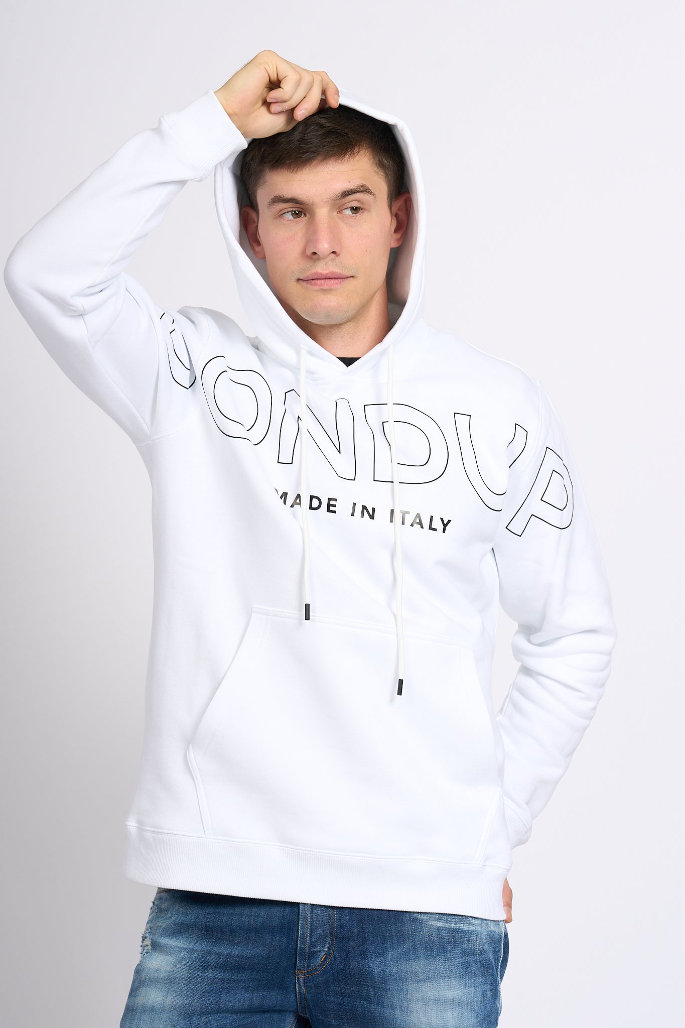 Dondup Men's White Logo Sweatshirt-5