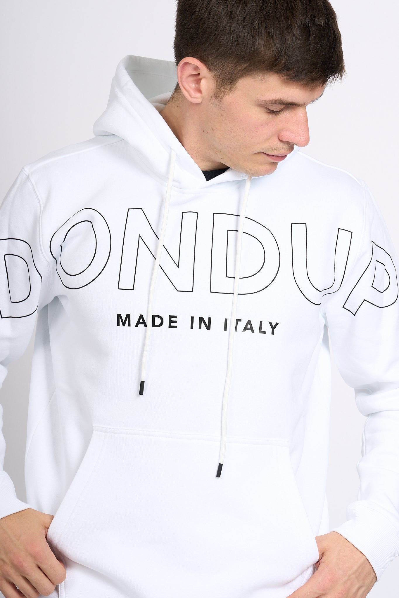 Dondup Men's White Logo Sweatshirt-6