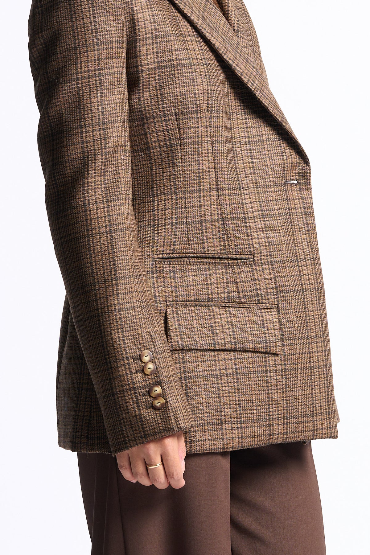 Dondup Giacca Galles Marrone Donna-4
