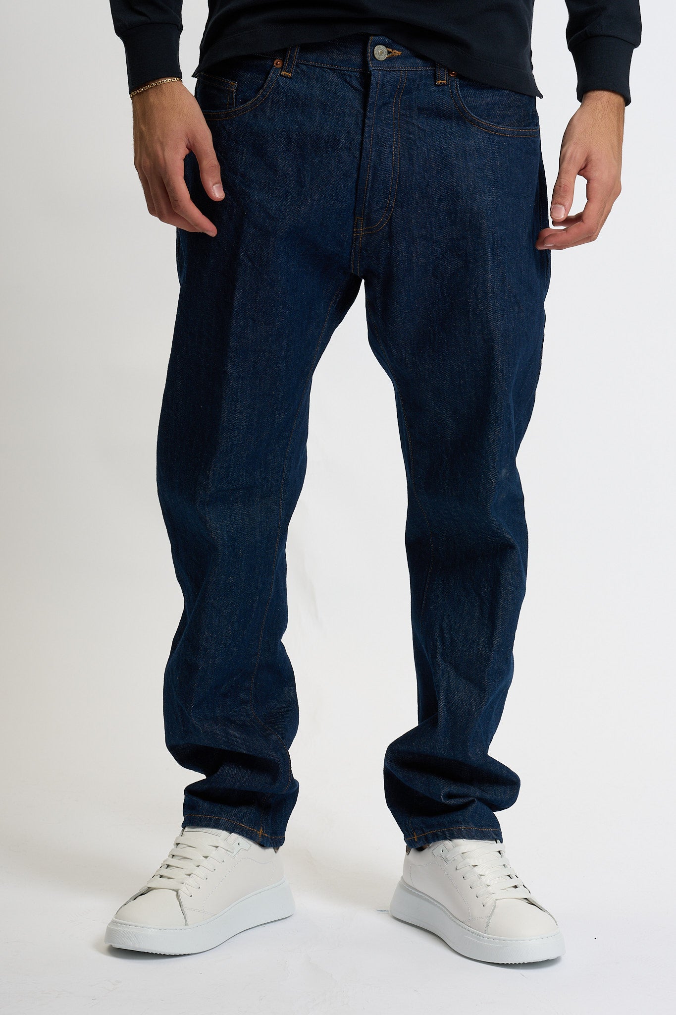 Dondup Jeans Anniversario Denim scuro Uomo-5