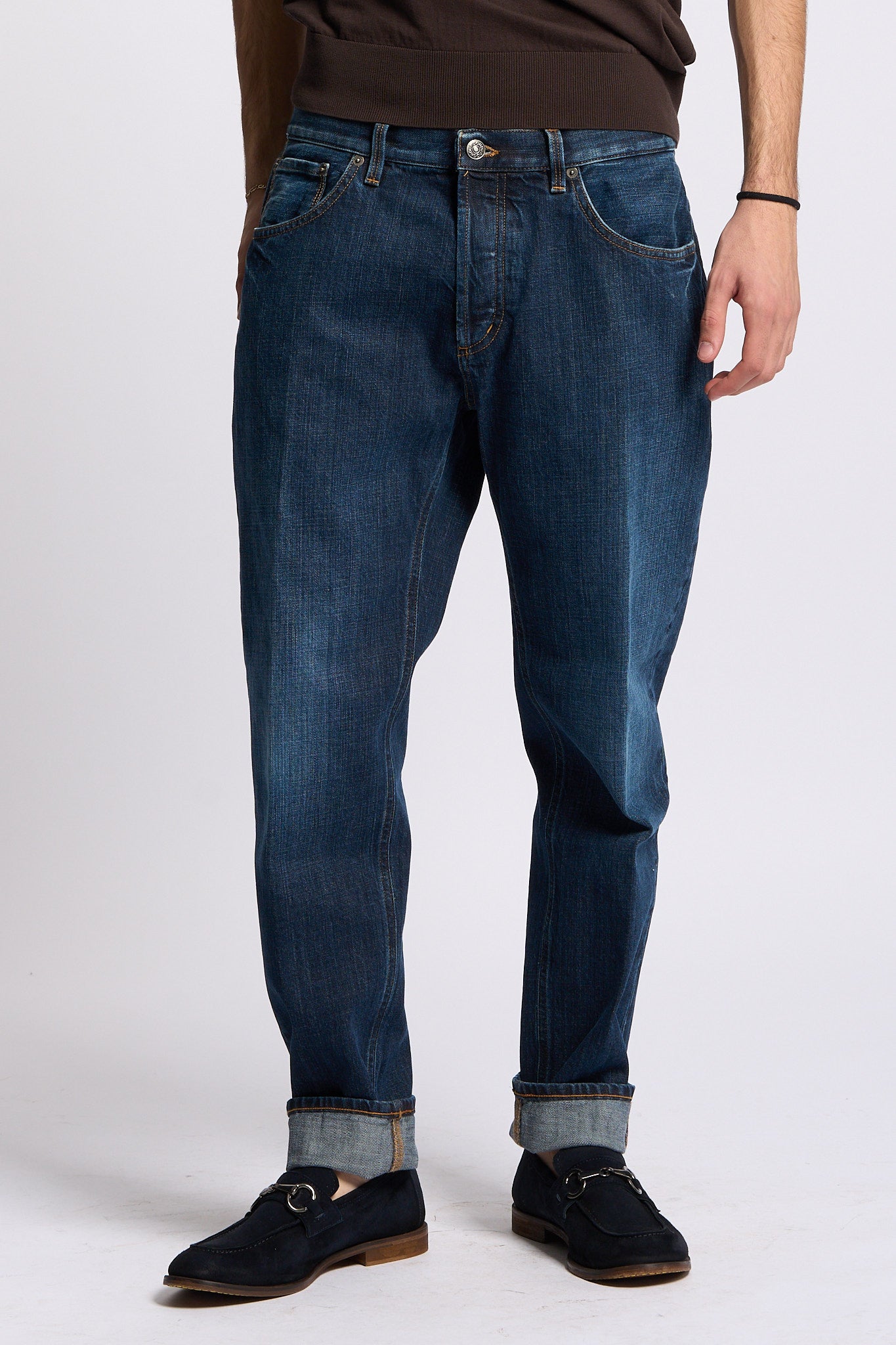 Dondup Jeans BRIGHTON Denim scuro Uomo-4