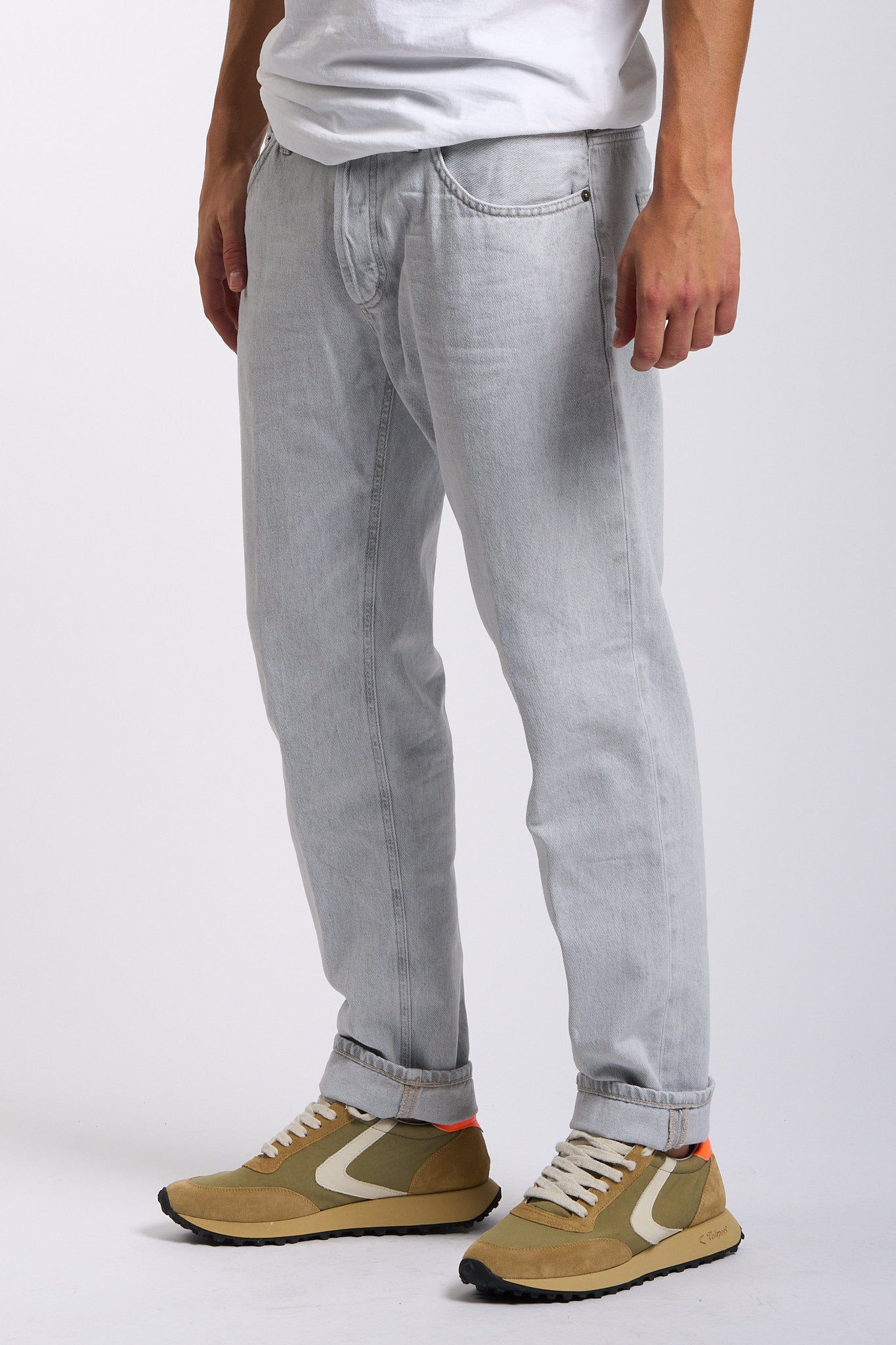 Dondup Jeans BRIGHTON Grigio chiaro Uomo-4