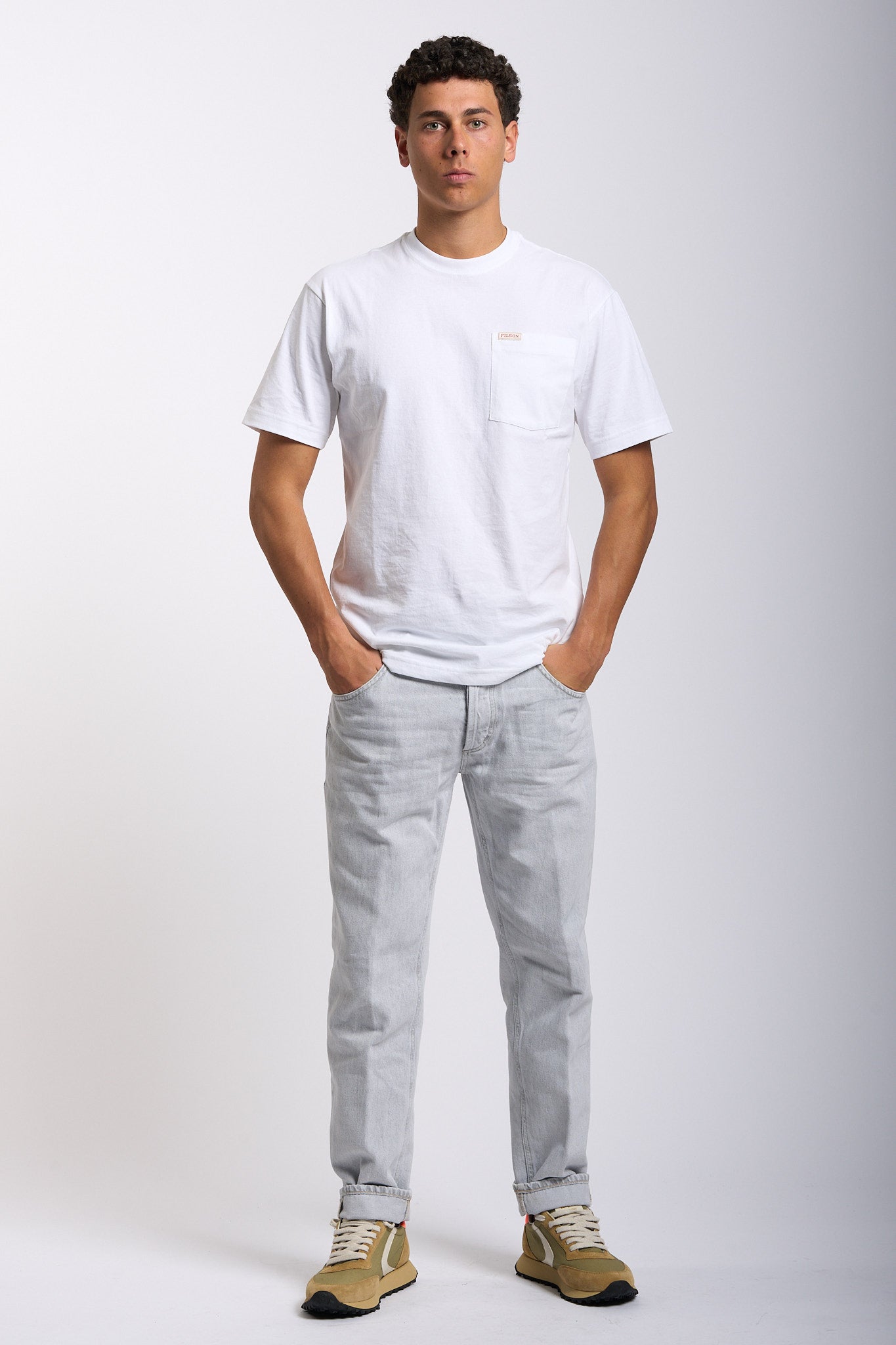 Dondup Jeans BRIGHTON Grigio chiaro Uomo-3