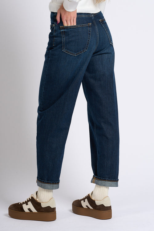 Dondup Jeans Bessie Denim Scuro Donna