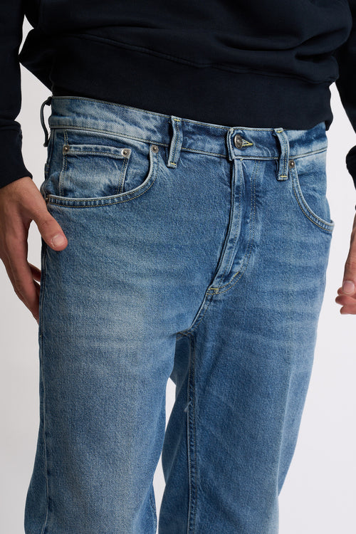 Dondup Jeans Brighton Denim Stretch Chiaro Uomo-2
