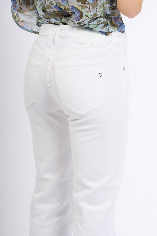 Dondup Jeans Coco Slim Fit Bianco Donna-2