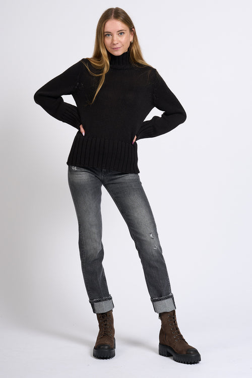Dondup Jeans Coco Stretch Nero Donna