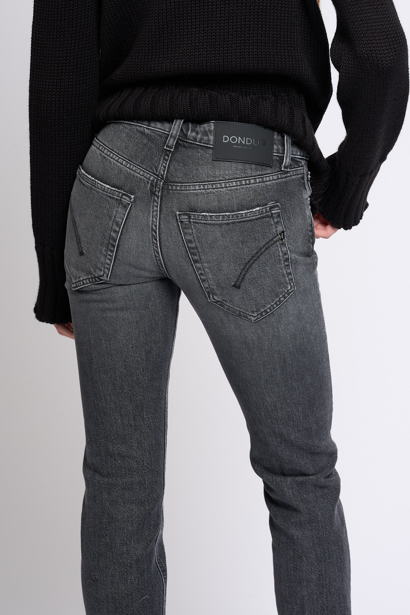 Dondup Jeans Coco Stretch Nero Donna-7