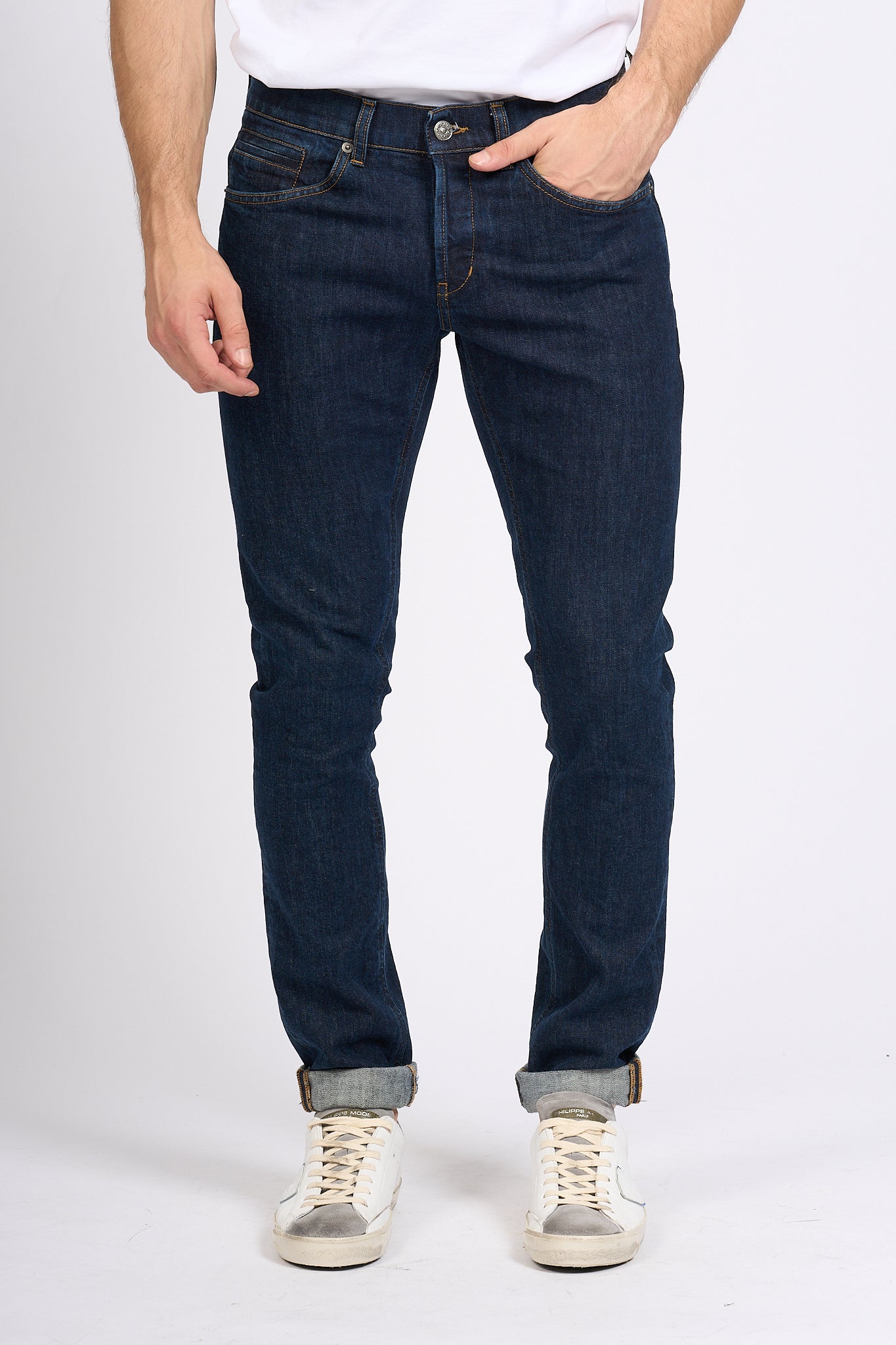 Dondup Jeans George Dark Denim Men-1