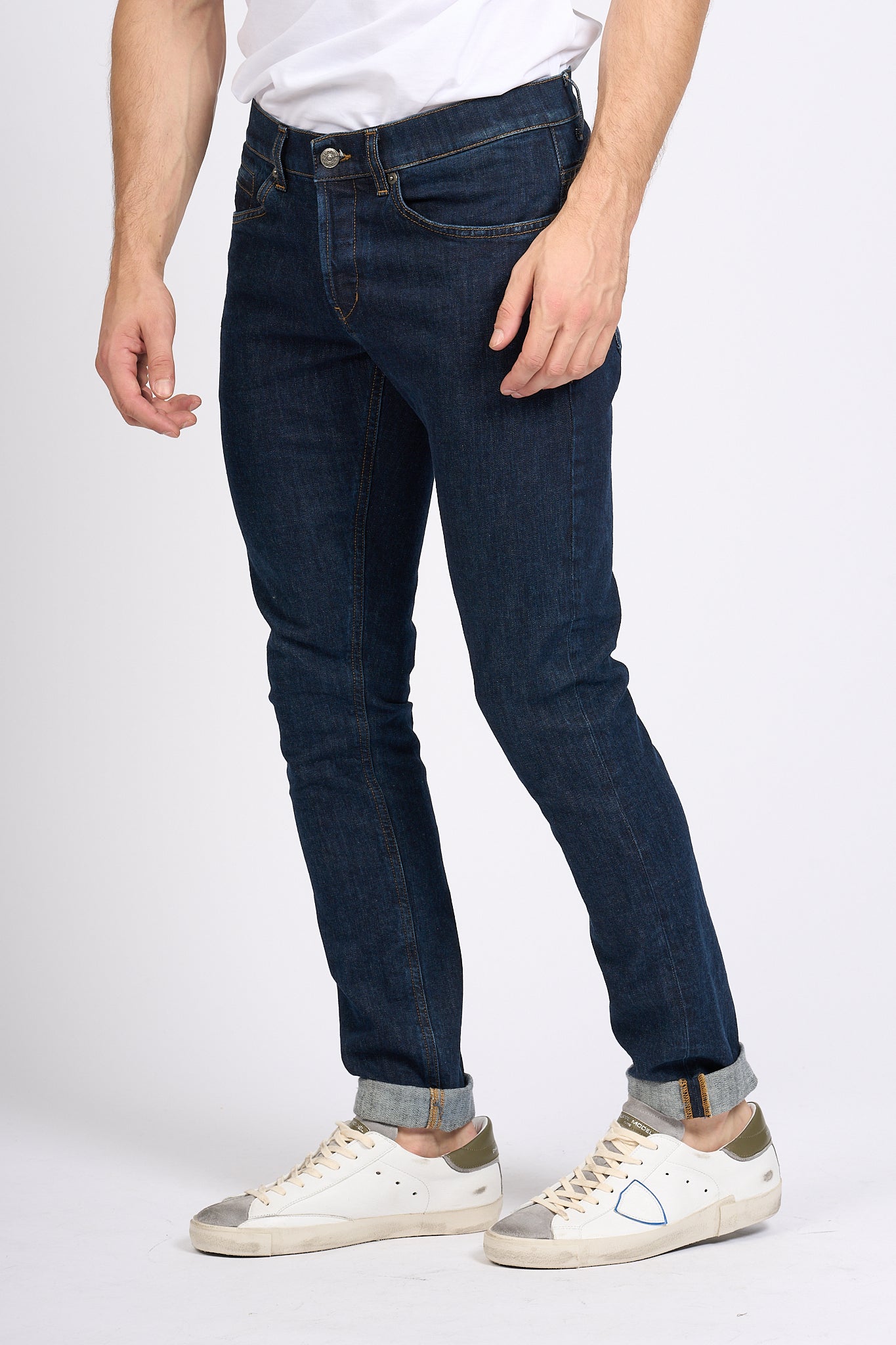 Dondup Jeans George Dark Denim Men-3