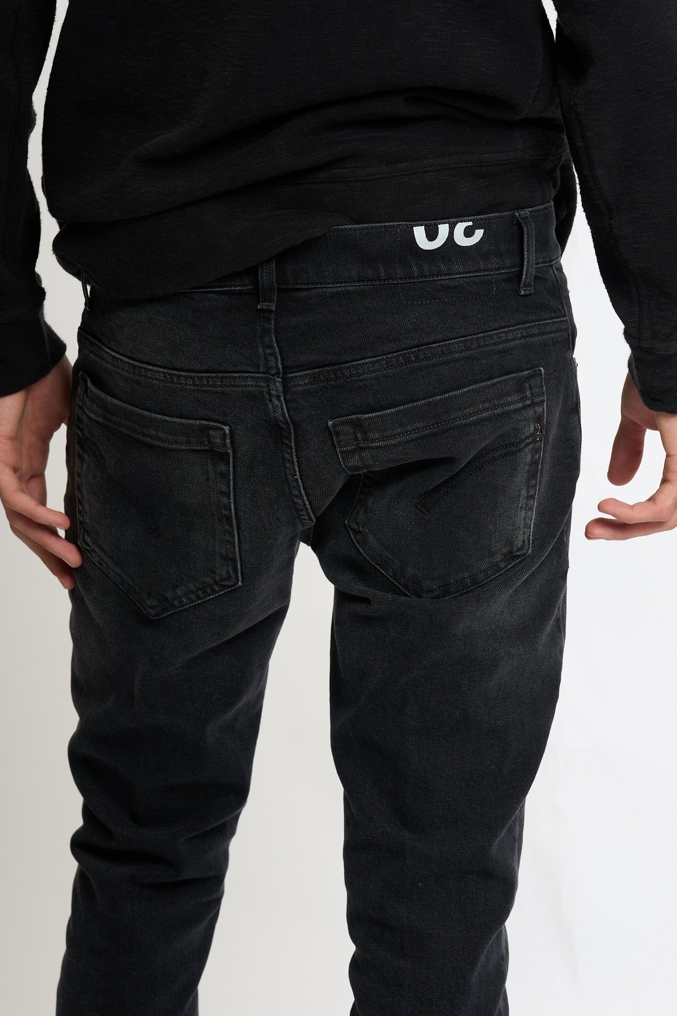 Dondup Jeans George Nero Uomo-6