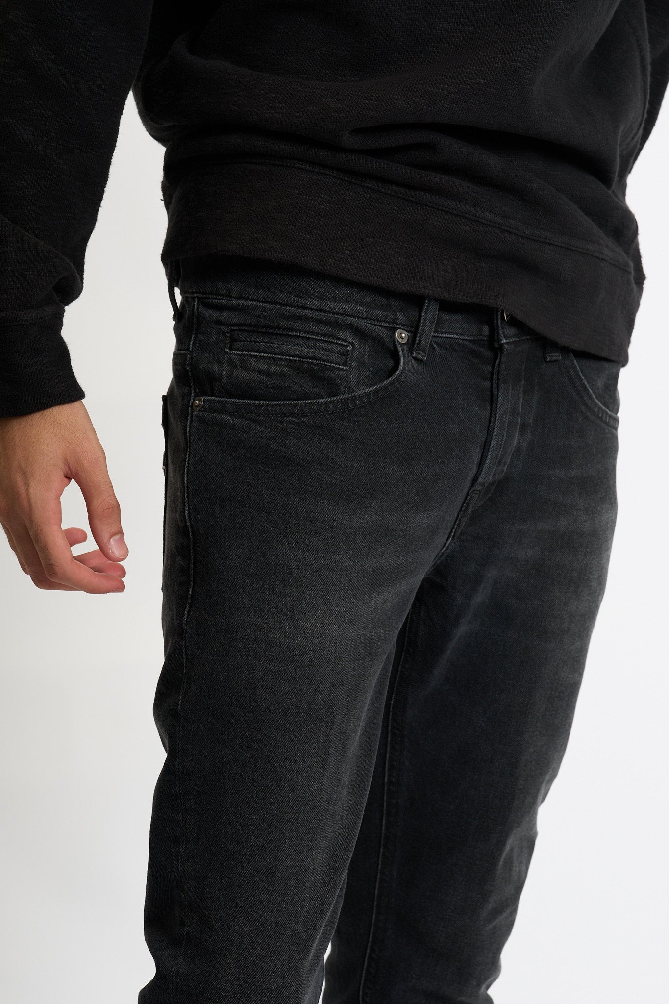 Dondup Jeans George Nero Uomo-3