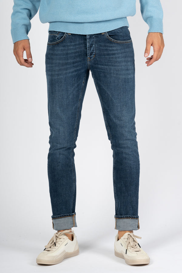 Dondup Jeans George Skinny Unito Uomo