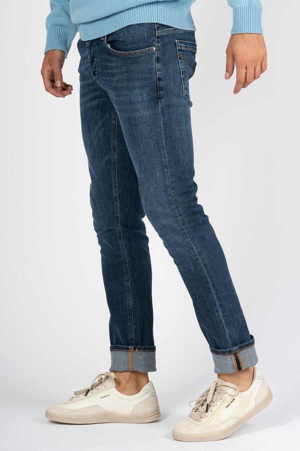 Dondup Jeans George Skinny Unito Uomo-2
