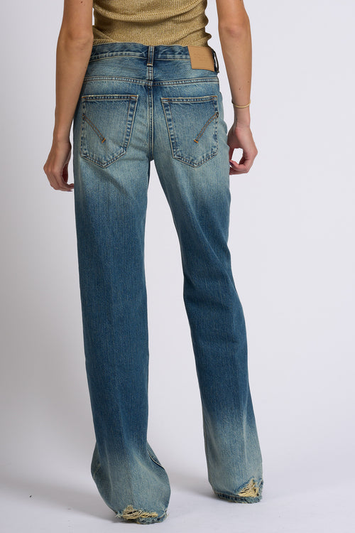 Dondup Jeans Jacklyn Denim Fisso medio Donna-2