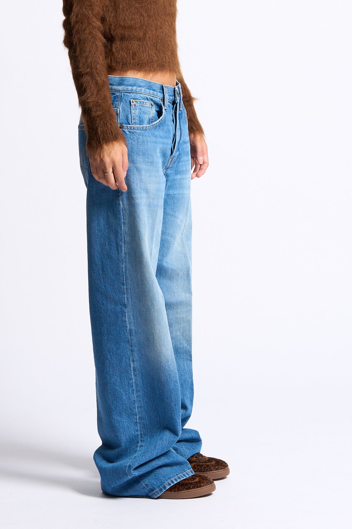 Dondup Jeans Jacklyn Loose  Denim medio Donna-4