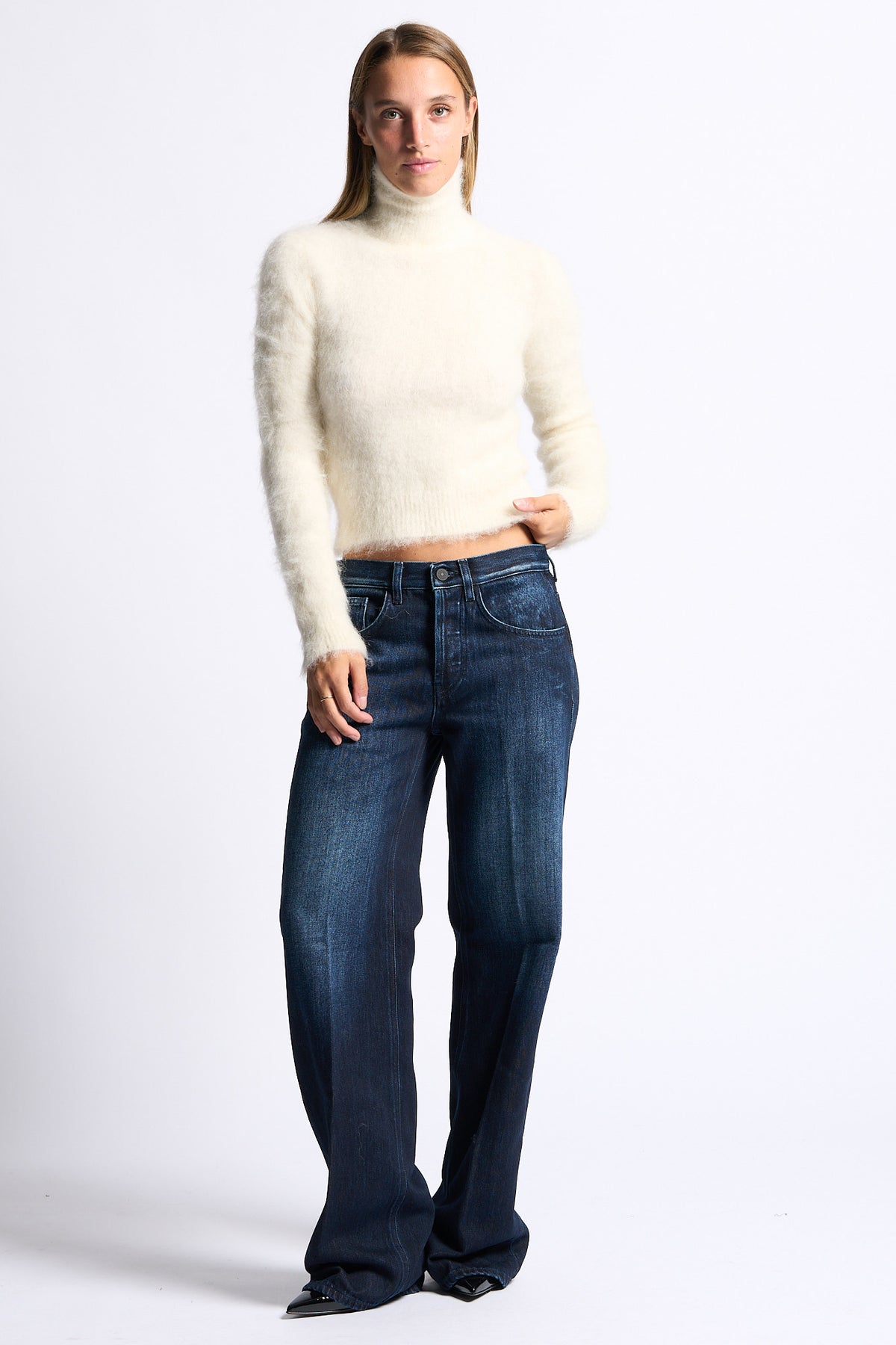 Dondup Jeans Jacklyn Loose  Denim scuro Donna-2