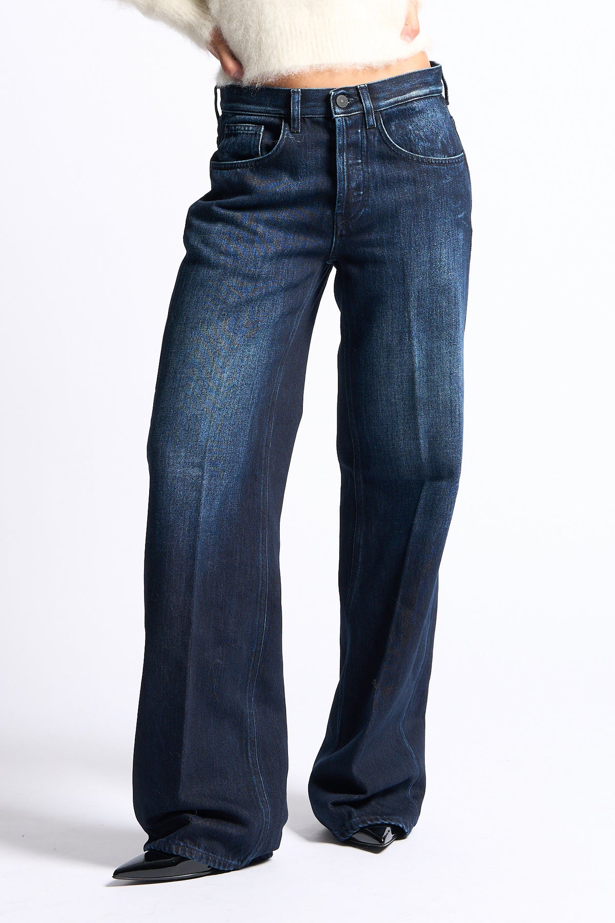 Dondup Jeans Jacklyn Loose  Denim scuro Donna-1