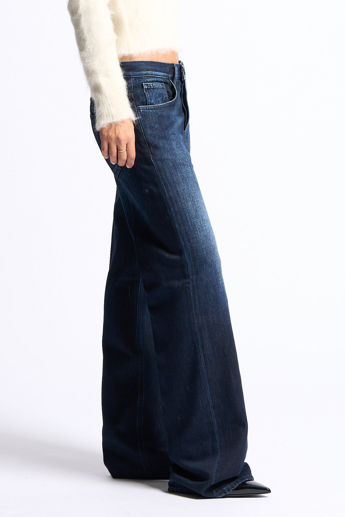 Dondup Jeans Jacklyn Loose  Denim scuro Donna-4