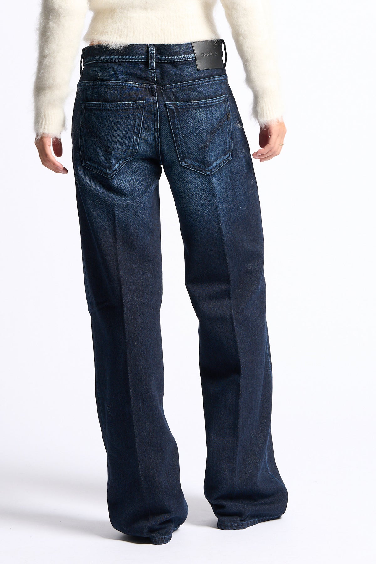 Dondup Jeans Jacklyn Loose  Denim scuro Donna-6