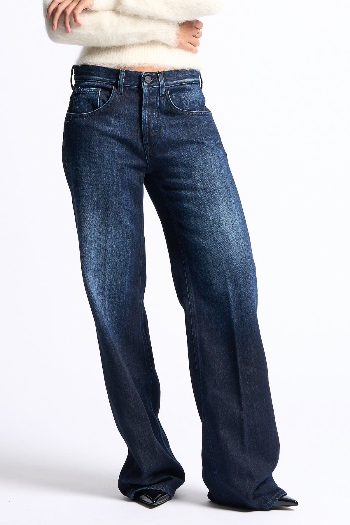 Dondup Jeans Jacklyn Loose  Denim scuro Donna-8