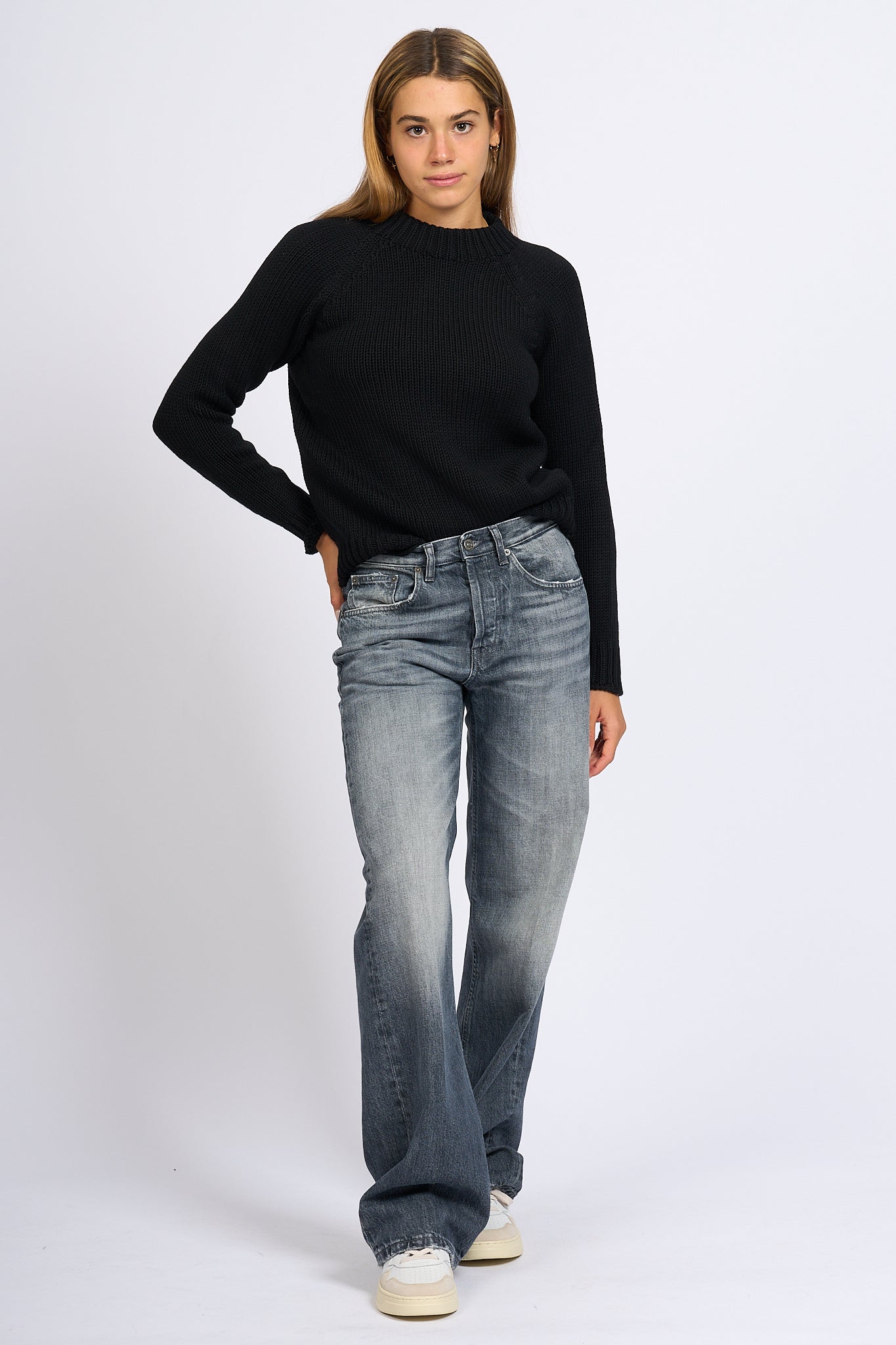 Dondup Jeans Jacklyn a Palazzo Donna-8