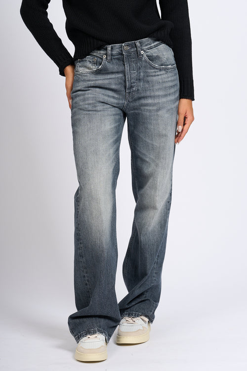 Dondup Jeans Jacklyn a Palazzo Donna-2