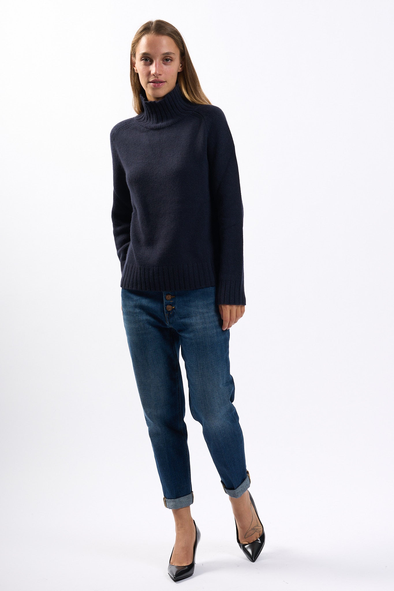 Dondup Jeans Koons Blu Scuro Donna-3