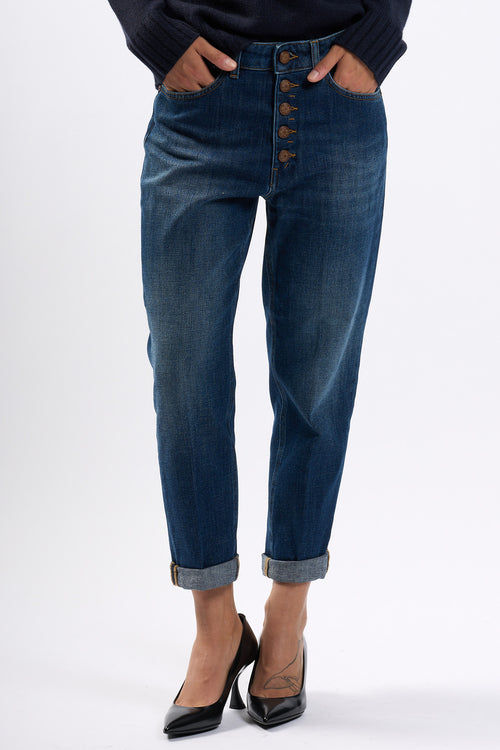 Dondup Jeans Koons Blu Scuro Donna