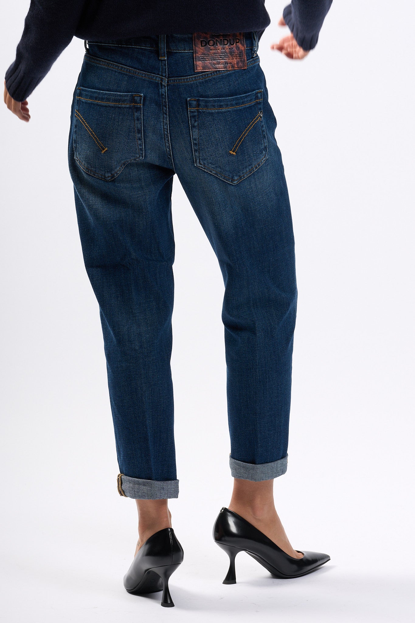 Dondup Jeans Koons Blu Scuro Donna-4