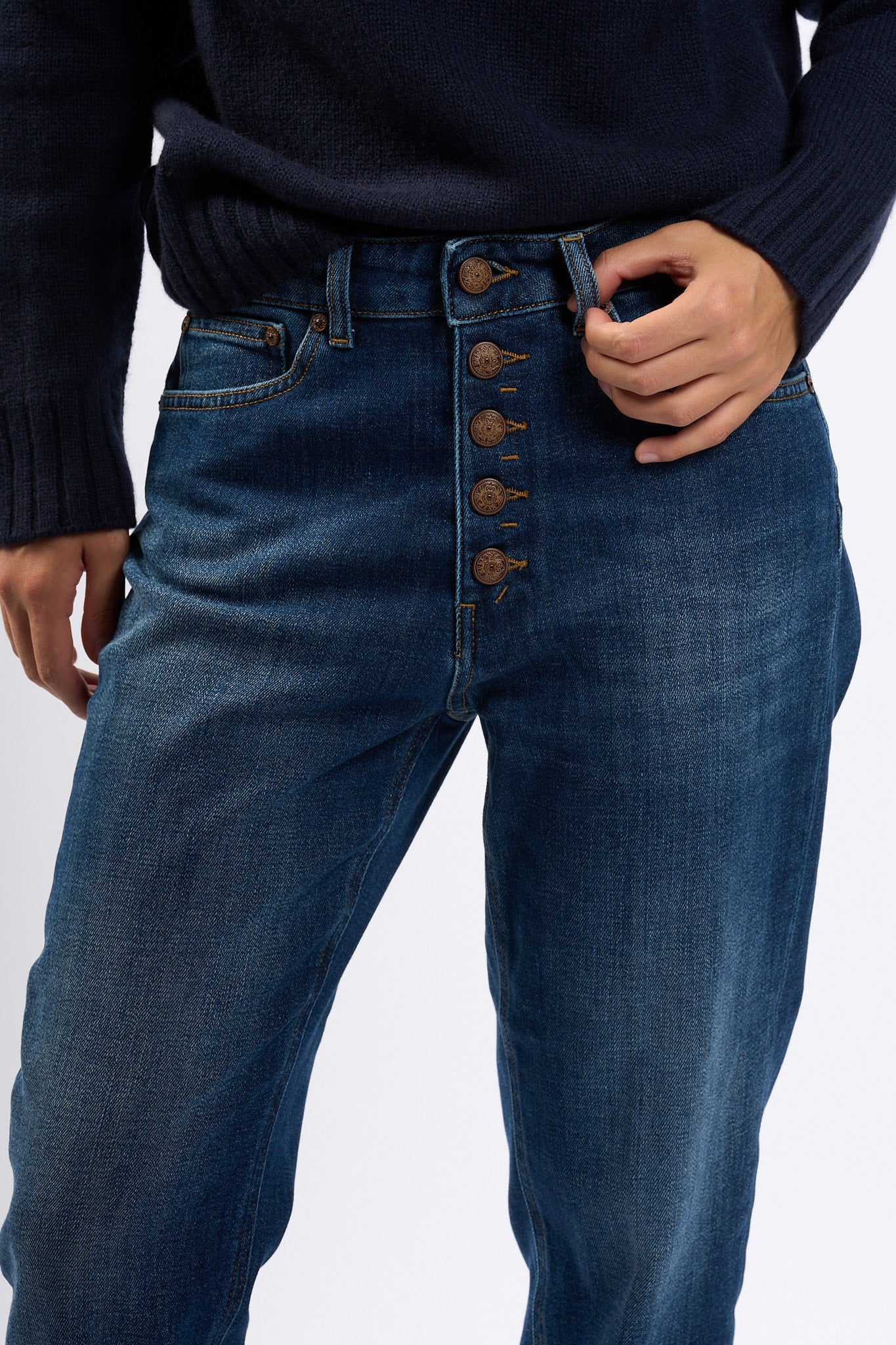 Dondup Jeans Koons Blu Scuro Donna-6