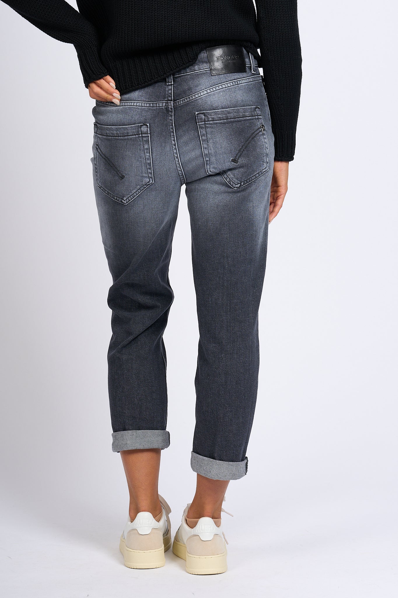 Dondup Jeans Koons Denim Nero Donna-3