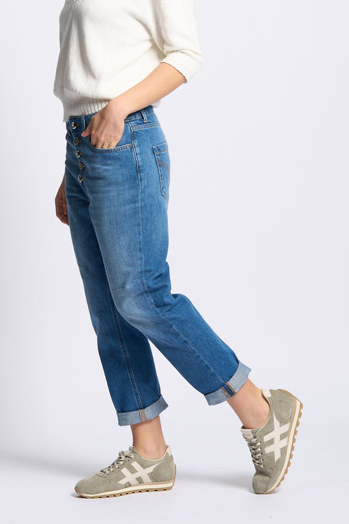 Dondup Jeans Koons Denim medio Donna-2