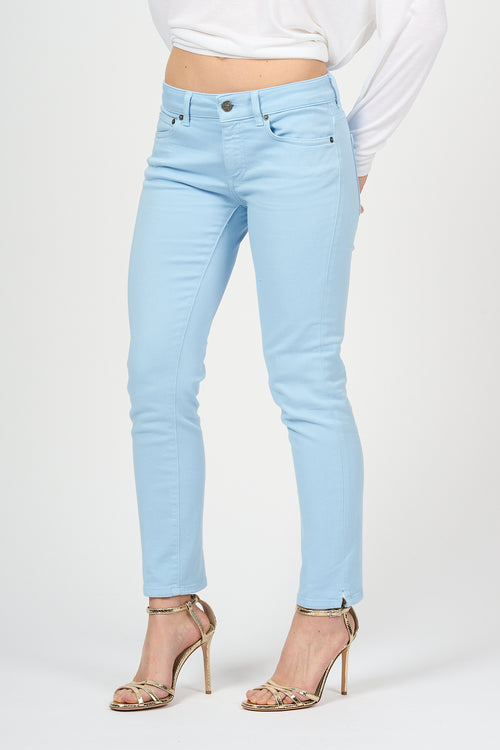 Dondup Jeans Rose Azzurro Donna-2