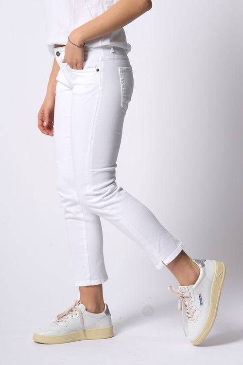 Dondup Jeans Rose Bianco Donna-2