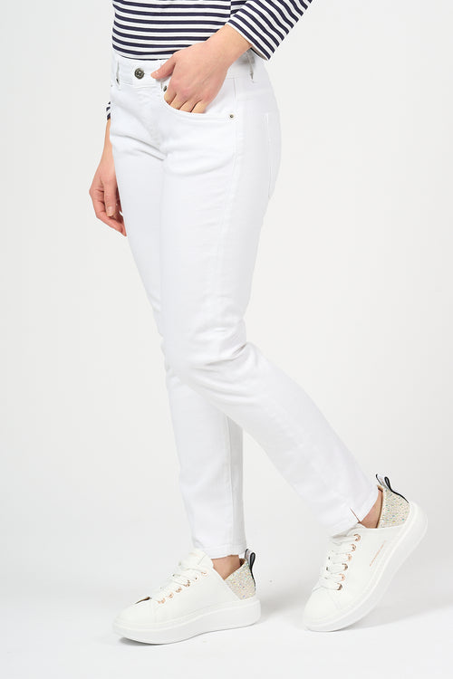 Dondup Jeans Rose Bianco Donna-2